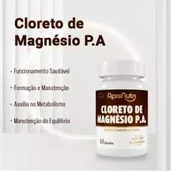Cloreto de Magnésio P.A. 600mg 60 Cáps - ApisNutri na internet