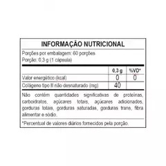 Colágeno Tipo II 60 Cáps 300mg - ApisNutri - comprar online