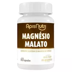 Magnésio Malato 600mg 60 Cáps - ApisNutri