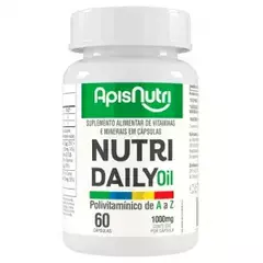 NutriDaily Oil Polivitamínico A a Z 1000mg 60 Cáps - ApisNutri