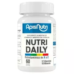NutriDaily Polivitamínico Min. A a Z 450mg 60 Cáps - ApisNutri