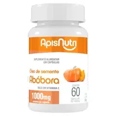 Óleo de Semente de Abóbora 1000mg 60 Cáps - ApisNutri