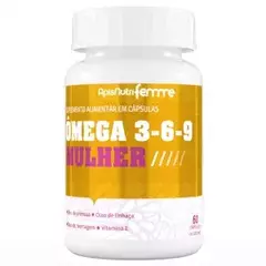 Ômega 3, 6, 9 Mulher 1000mg 60 Cáps - ApisNutri
