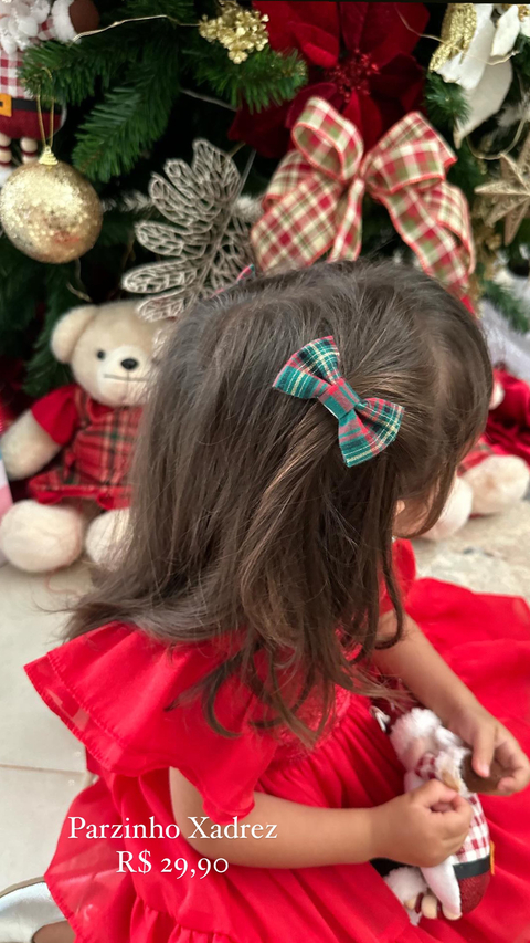 Parzinho Xadrez Natalino