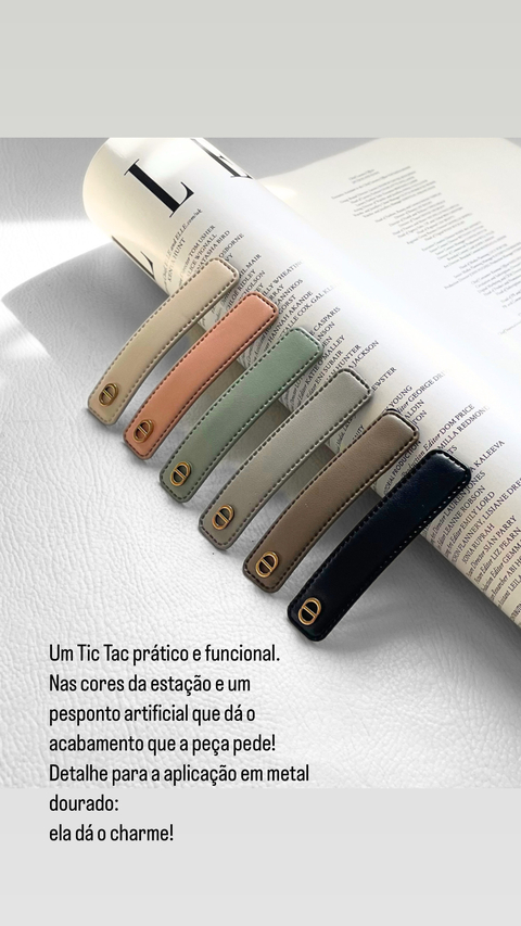 Tic Tac Courino com aplique Metálico