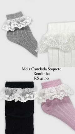 Meia Soquete Rendinha - comprar online