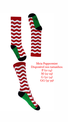 Meia 3/4 Peppermint - comprar online