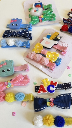 Trio Hair Clip Escolar - comprar online