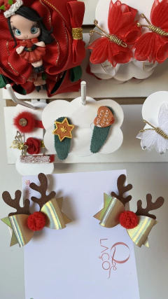 Parzinho Reninha de Natal - Qlaço