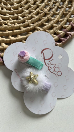 Micro Hair Clip Parzinho - comprar online