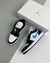 Jordan 1 Low Preto/Azul
