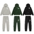 Conjunto Moletom Corteiz Superior V2 Zip Up Hoodie Forrest Green