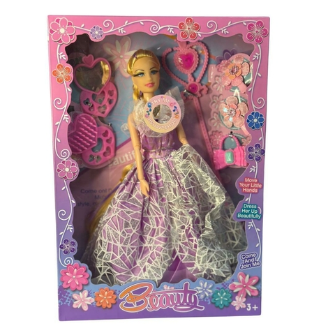 Boneca Princesa com Acessórios