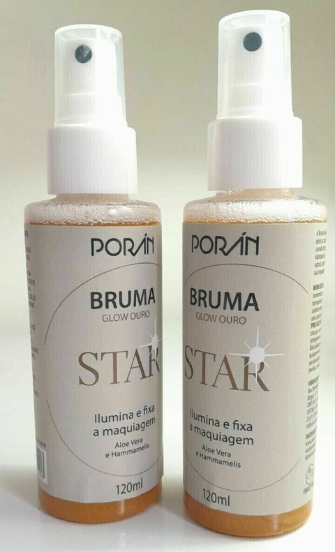 Bruma Glow Ouro Ilumina E Fixa A Maquiagem 120ml