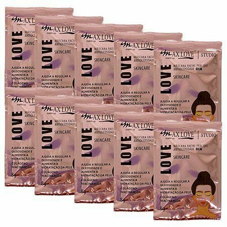 MÁSCARA FACIAL PEEL OFF LOVE ANTIOLEOSIDADE DIA MAX LOVE