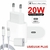 Fonte+Cabo 20w USB-C