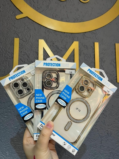 CASE FASHION BRILHO IPHONE 16