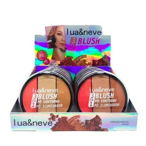 Blush 3 em 1 Lua & Neve