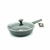 Frigideira Antiaderente Pó De Mármore com Tampa de Vidro 28cm - Lumile Store