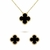 Conjunto Brinco e Colar Trevo - comprar online