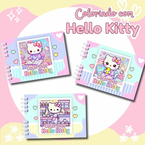 Livro de Colorir Hello Kitty