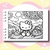 Livro de Colorir Hello Kitty