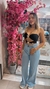Cropped moda gringa