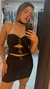 Vestido detalhe no pescoço - comprar online