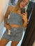 Conjunto jeans saia na internet