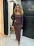 Vestido longo de frio