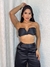 Cropped acetinado