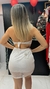 vestido de croche com flor - comprar online