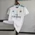 Camisa Real Madrid Retrô Home 2017/18 - Torcedor Masculina Branca e Azul