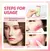 Bastão de blush matizado, 3 em 1 tubos de maquiagem, blush bucal, cosméticos c