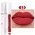 Batom líquido fosco impermeável, esmalte sexy do bordo do veludo, duradouro, h na internet