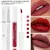 Batom líquido fosco impermeável, esmalte sexy do bordo do veludo, duradouro, h