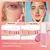 Beleza Líquido Impermeável Blush, Veludo Matte, Pigmento Facial, Durável, Cre na internet