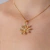 Colar Duplo Pérola Pingente Margarida com Zircônias - Semijoia Banhada a Ouro 18K - 001601 - loja online