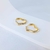 Trio de Brincos Coração Clic - Semijoia Banhada a Ouro 18K - 001577 na internet