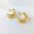 Brinco Meia Argola Tropical Brisa - Semijoia Banhada a Ouro 18K - 001339 - comprar online