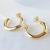 Brinco Argola Orgânica - Semijoia Banhada a Ouro 18K ou Prata - 001519 - comprar online