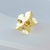 Brinco Flor Designer - Semijoia Banhada a Ouro 18K - 001608 na internet