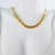 Choker Malha Cobra com Elos Entrelaçados - Semijoia Banhada a Ouro 18K - 001558 na internet