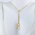 Colar Gravata Círculo Vazado - Semijoia Banhada a Ouro 18K ou Prata - 001546 - La Roma Presentes