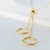Colar Gravata Círculo Vazado - Semijoia Banhada a Ouro 18K ou Prata - 001546 - comprar online