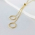 Colar Gravata Círculo Vazado - Semijoia Banhada a Ouro 18K ou Prata - 001546 - loja online