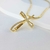 Colar Cordão Cruz com Zircônias - Semijoia Banhada a Ouro 18K - 001607