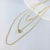 Colar Triplo Gota com Zircônia - Semijoia Banhada a Ouro 18K - 001603 - La Roma Presentes