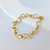 Pulseira Corrente Elos - Semijoia Banhada a Ouro 18K - 001560 - comprar online
