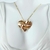 Colar Coração Orgânico – Semijoia Banhada a Ouro 18K - 001548 - comprar online